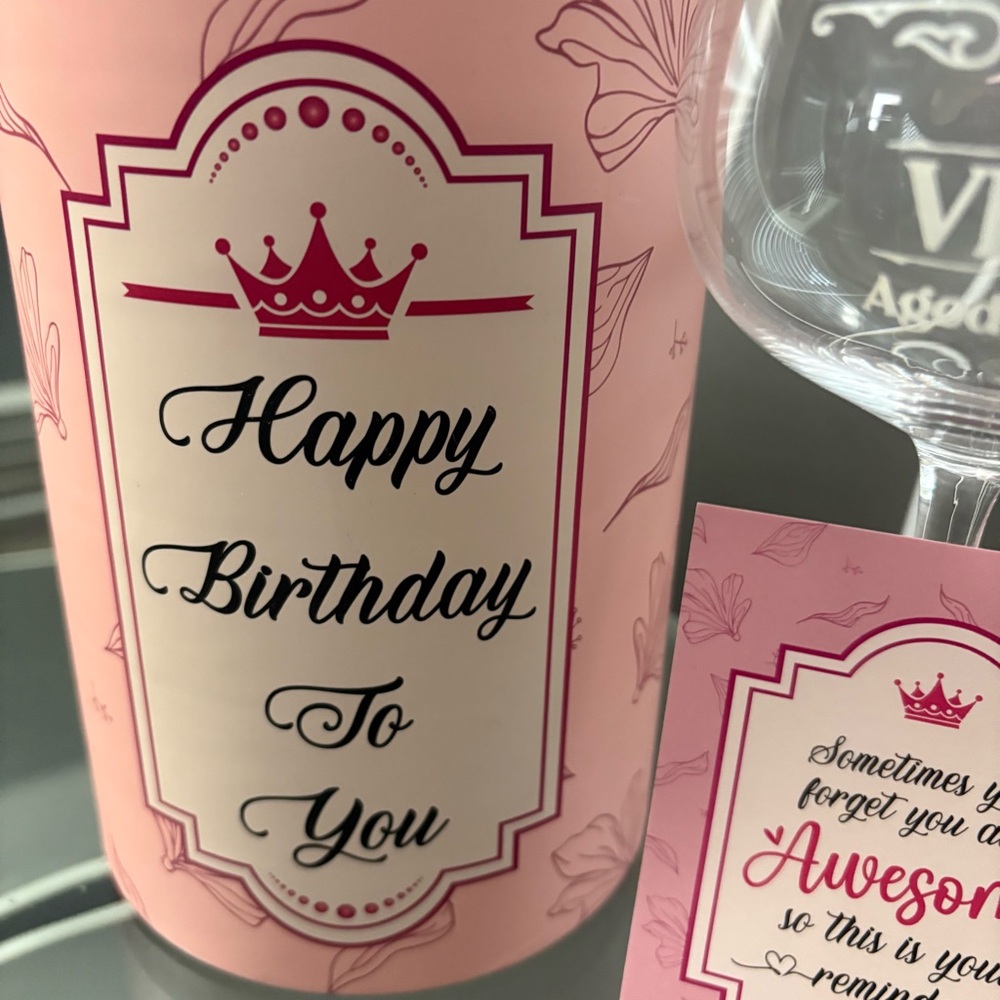 30th Birthday Vintage 1995 Wine Glass with Gift Box and Message Card - Picture 4 of 6